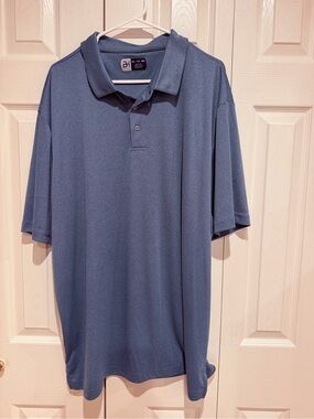 Hogan Men's Heathered Blue Polo